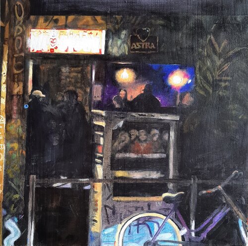 Night Vibes 2 van Ulla Kutter, Schilderij te koop op Singulart