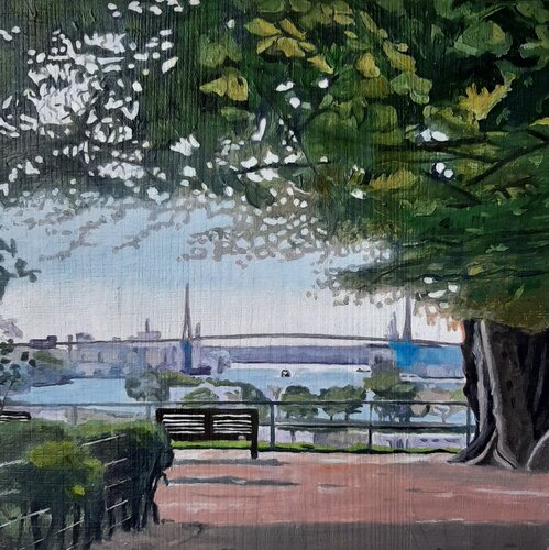 Altonaer Balkon van Ulla Kutter, Schilderij te koop op Singulart