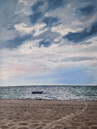 Meer 2 by Ulla Kutter, 油畫 for Sale on Singulart