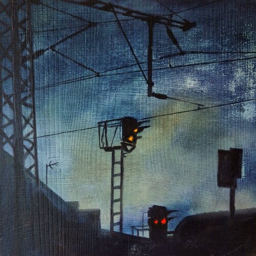 Night Signs van Ulla Kutter, Schilderij te koop op Singulart