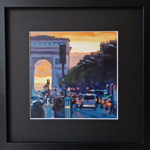 Champs-El´yse´´es par Ulla Kutter, Peinture en vente sur Singulart