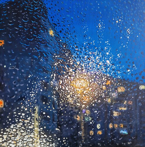 Rainy Day 7 by Ulla Kutter, 油畫 for Sale on Singulart