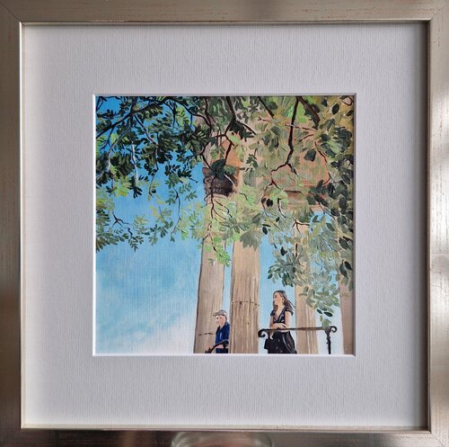 Parc des Buttes Chaumont by Ulla Kutter, 油畫 for Sale on Singulart