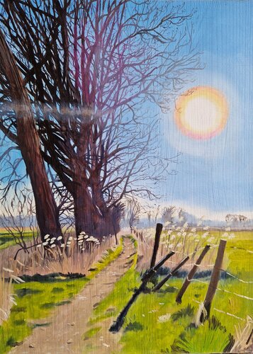 Frühlingssonne by Ulla Kutter, Painting for Sale on Singulart