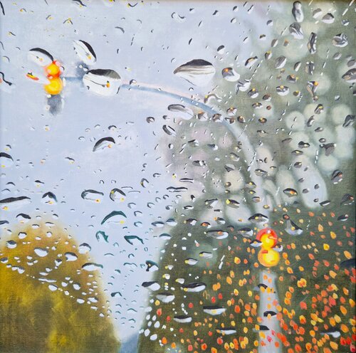 Rainy Day 8 by Ulla Kutter, 油畫 for Sale on Singulart