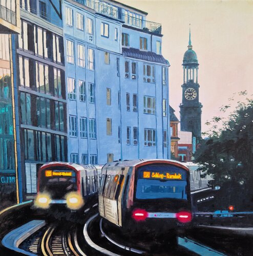 U3 und Michel by Ulla Kutter, 油畫 for Sale on Singulart