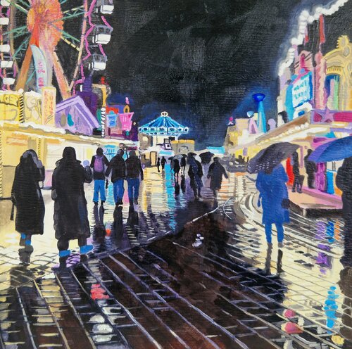Fun Fair 4 by Ulla Kutter, Painting for Sale on Singulart