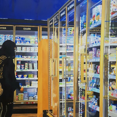 Supermarkt 3 van Ulla Kutter, Schilderij te koop op Singulart