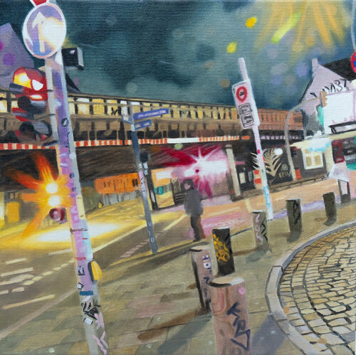 Sternbrücke III van Ulla Kutter, Schilderij te koop op Singulart