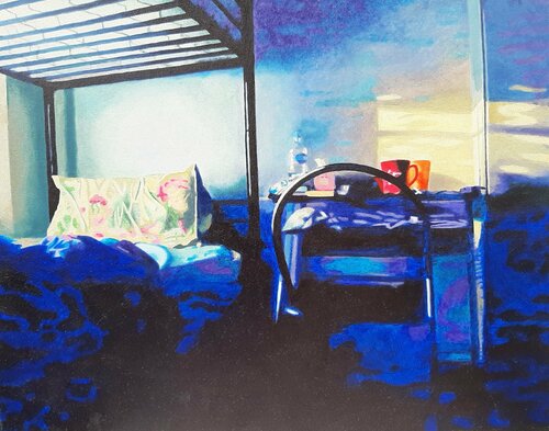 Share-House-Room von Ulla Kutter, Malerei kaufen auf Singulart