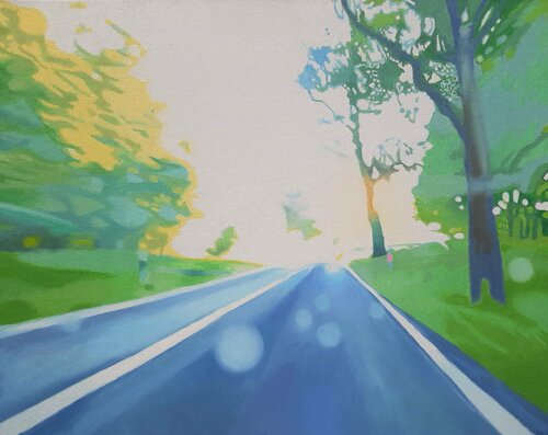Wegfahren! by Ulla Kutter, 油畫 for Sale on Singulart