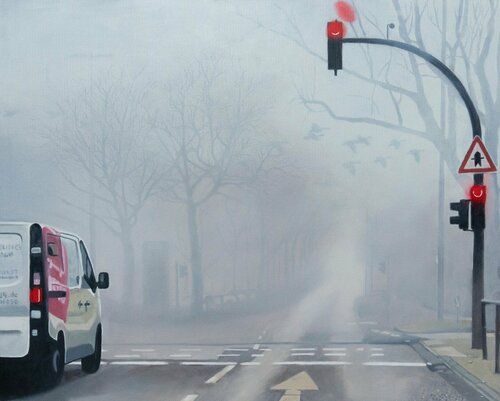 Foggy Day van Ulla Kutter, Schilderij te koop op Singulart