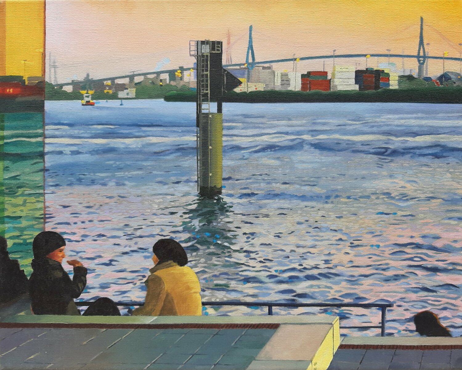 Gespräch an der Elbe Ulla Kutter
