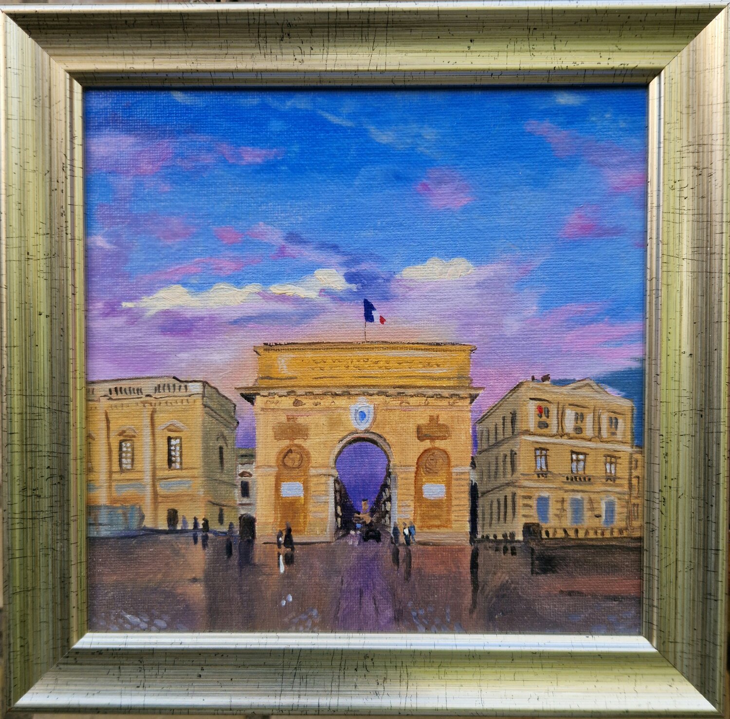Abendhimmel über Montpellier Ulla Kutter