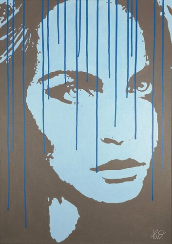 Blue soul par Kevin Wilczewski, Peinture en vente sur Singulart