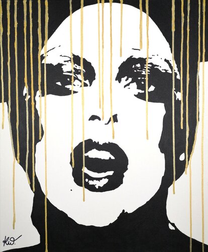 Gaga par Kevin Wilczewski, Peinture en vente sur Singulart