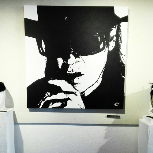 Udo Lindenberg par Kevin Wilczewski, Peinture en vente sur Singulart