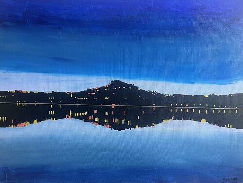 Riflessioni sul lago von Gianluca De Leo, Malerei kaufen auf Singulart