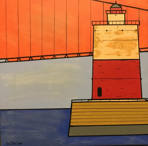 Lighthouse #6 par Gianluca De Leo, Peinture en vente sur Singulart