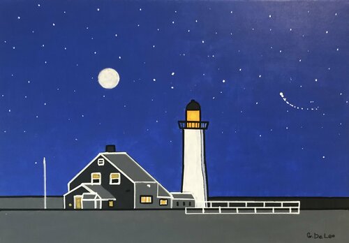 Lighthouse #7 par Gianluca De Leo, Peinture en vente sur Singulart