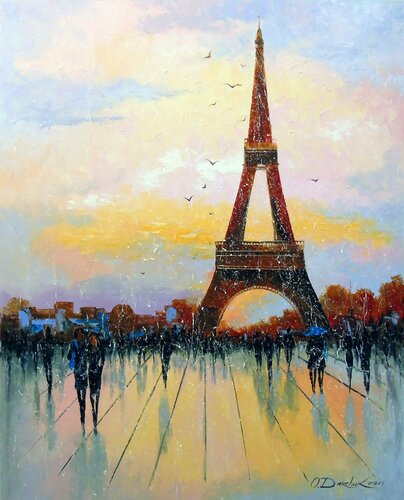 Walk through Paris by Olha Darchuk, Painting for Sale on Singulart