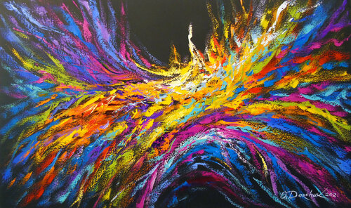 Wave of energy van Olha Darchuk, Schilderij te koop op Singulart