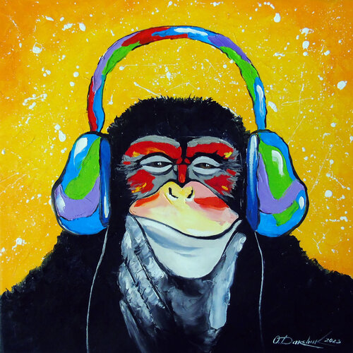 Music lover von Olha Darchuk, Malerei kaufen auf Singulart