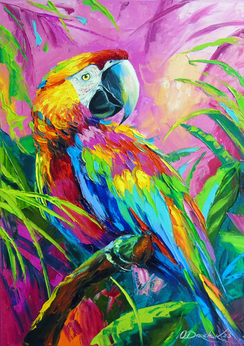 Parrot Macaw von Olha Darchuk, Malerei kaufen auf Singulart