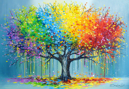 Tree of the periods of being van Olha Darchuk, Schilderij te koop op Singulart