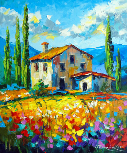 Rainbow Ranch van Olha Darchuk, Schilderij te koop op Singulart
