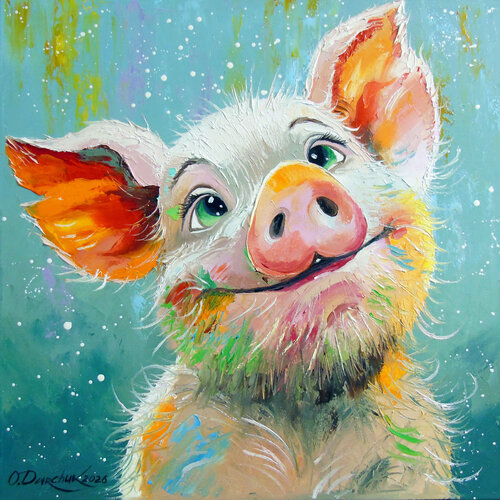 Happy Piglet Olha Darchuk