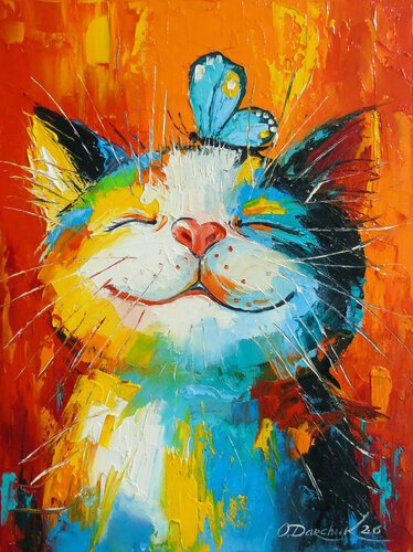 Crown with Happiness by Olha Darchuk, Painting for Sale on Singulart