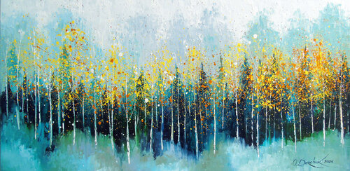 Amber Morning de Olha Darchuk, Pintura a la venta en Singulart