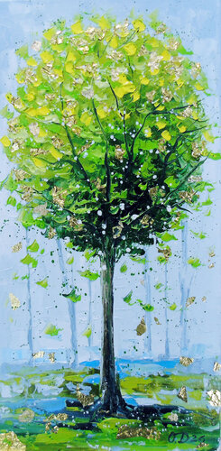 Money tree von Olha Darchuk, Malerei kaufen auf Singulart