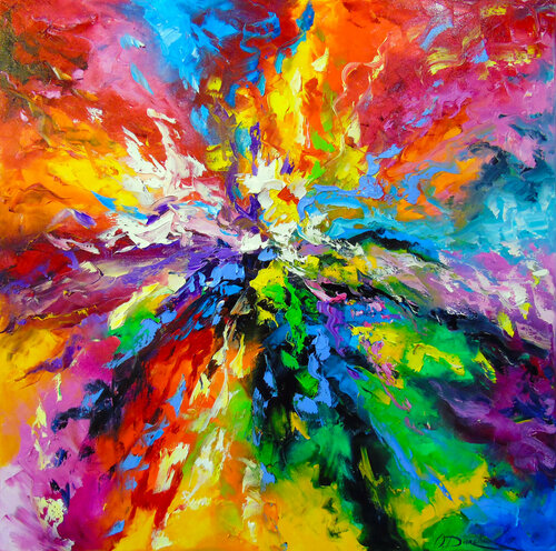 An explosion of emotions di Olha Darchuk, Pittura in vendita su Singulart