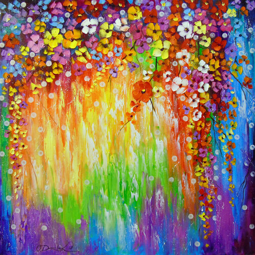 Melody of flowers van Olha Darchuk, Schilderij te koop op Singulart