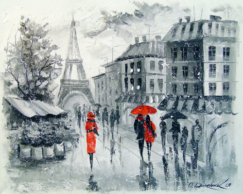 Paris di Olha Darchuk, Pittura in vendita su Singulart