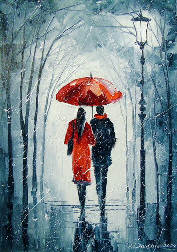 A walk in the Park di Olha Darchuk, Pittura in vendita su Singulart