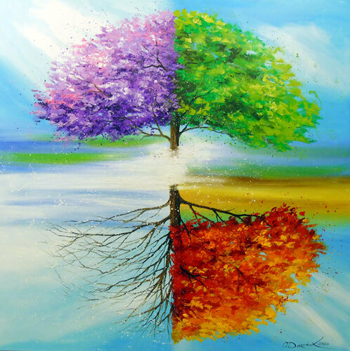 Tree of life di Olha Darchuk, Pittura in vendita su Singulart