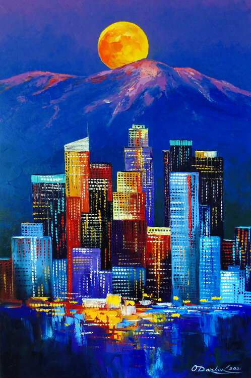 Night Los Angeles Olha Darchuk