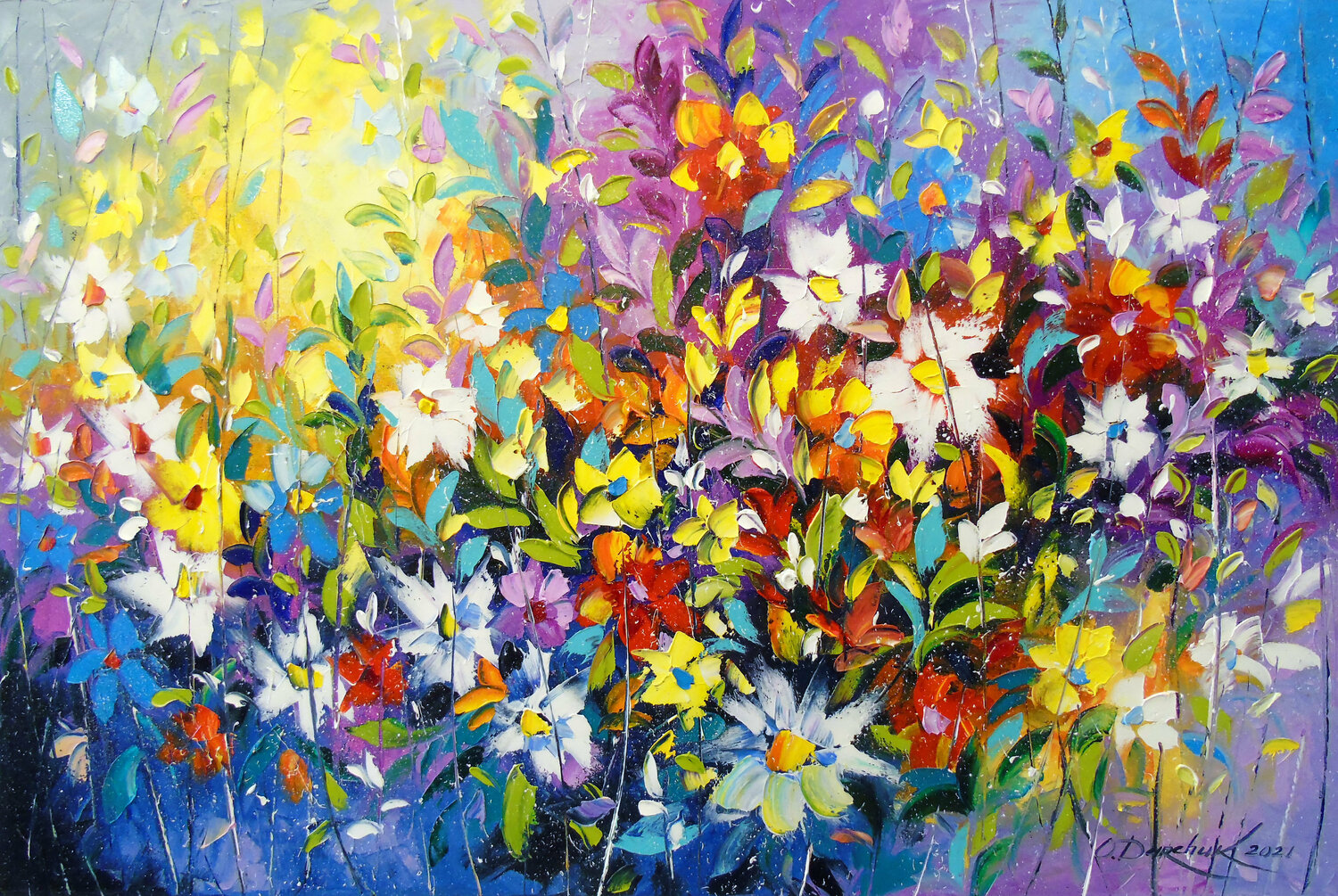 Tango of summer flowers Olha Darchuk