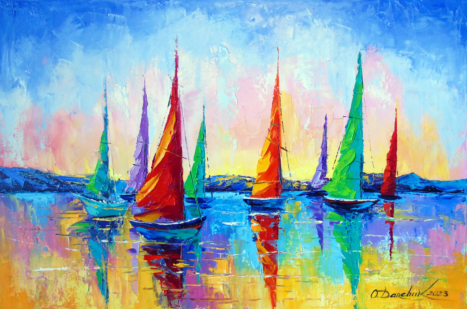 Sailing yachts Olha Darchuk