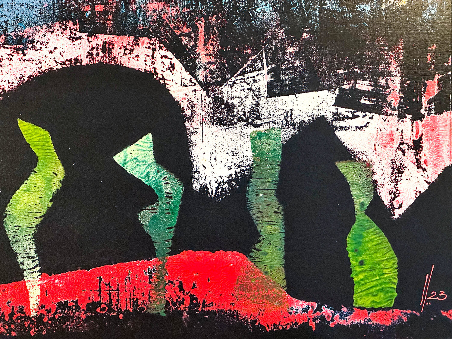 liguria_paesaggi nostri von Carlo Alberto Cozzani (2023) Malerei Acryl