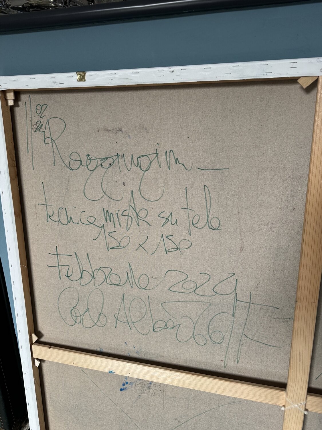 raggiungimi von Carlo Alberto Cozzani (2024) Malerei Acryl, Lack auf