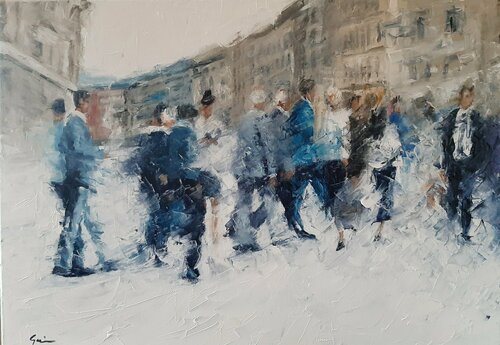 PEOPLE by MAX GUARINI, Painting for Sale on Singulart