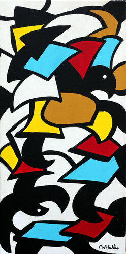Fly for cover par Riccardo Vitiello, Peinture en vente sur Singulart