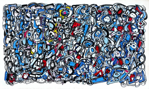 Blind hugs Riccardo Vitiello