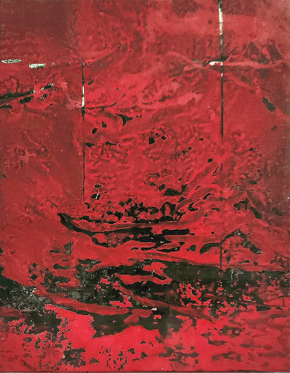Rojo 2 /serie "en veta" Gabriele Fettolini Originalgemälde zu verkaufen