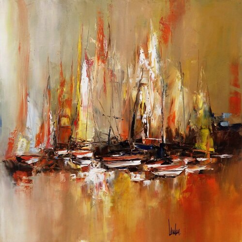 "Dancing colors" di Thierry Landon, Pittura in vendita su Singulart