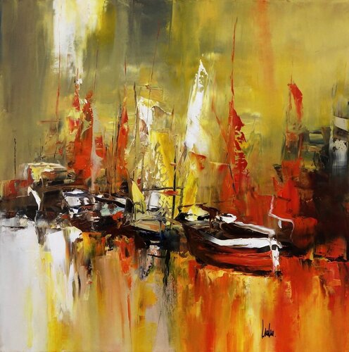 "Solar ride" di Thierry Landon, Pittura in vendita su Singulart